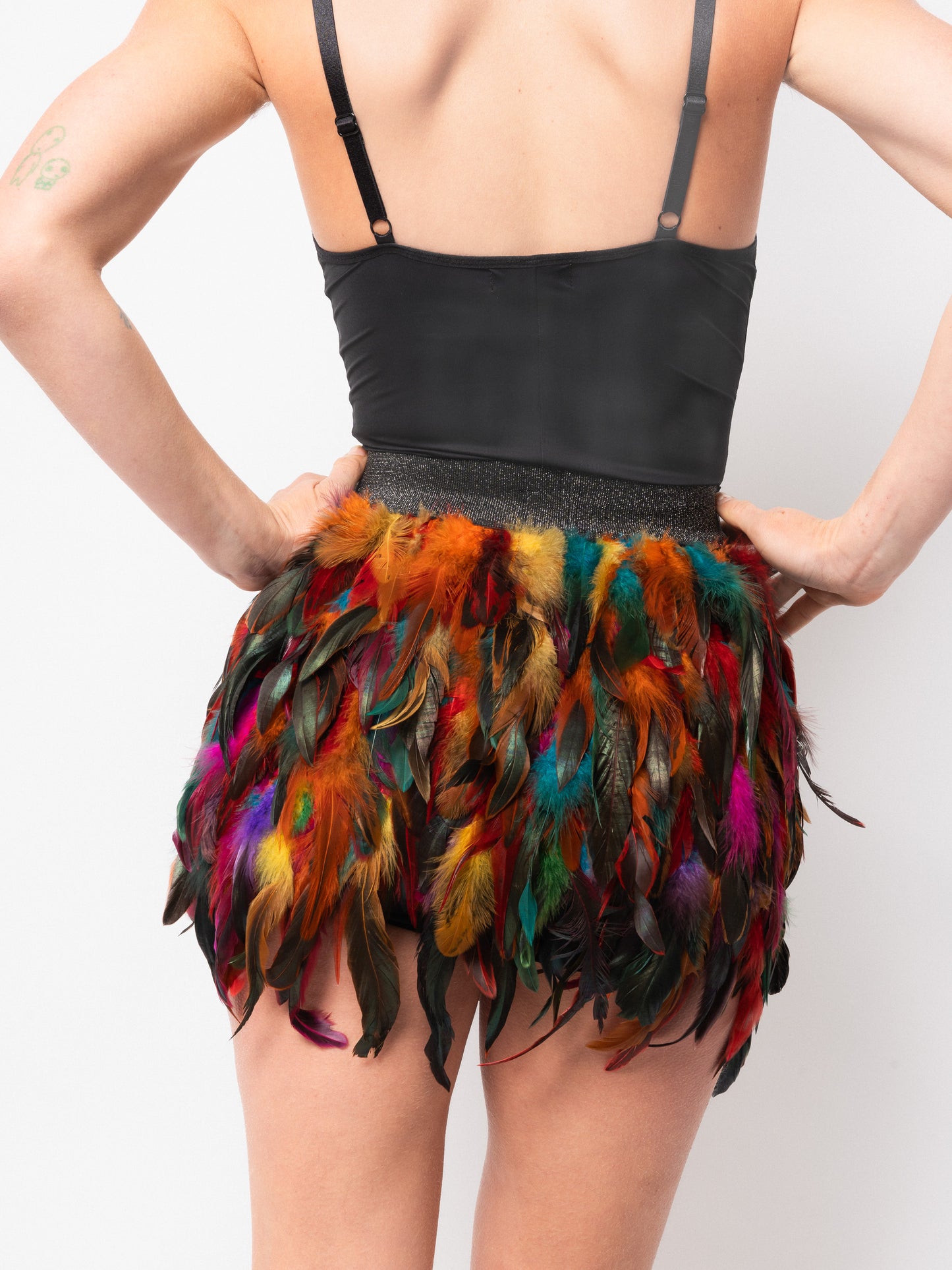 Multi Feather Skirt