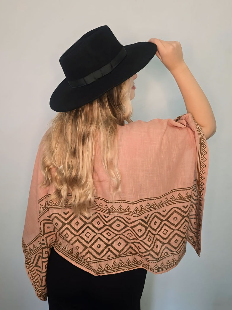 Peach Sianna Twist Top