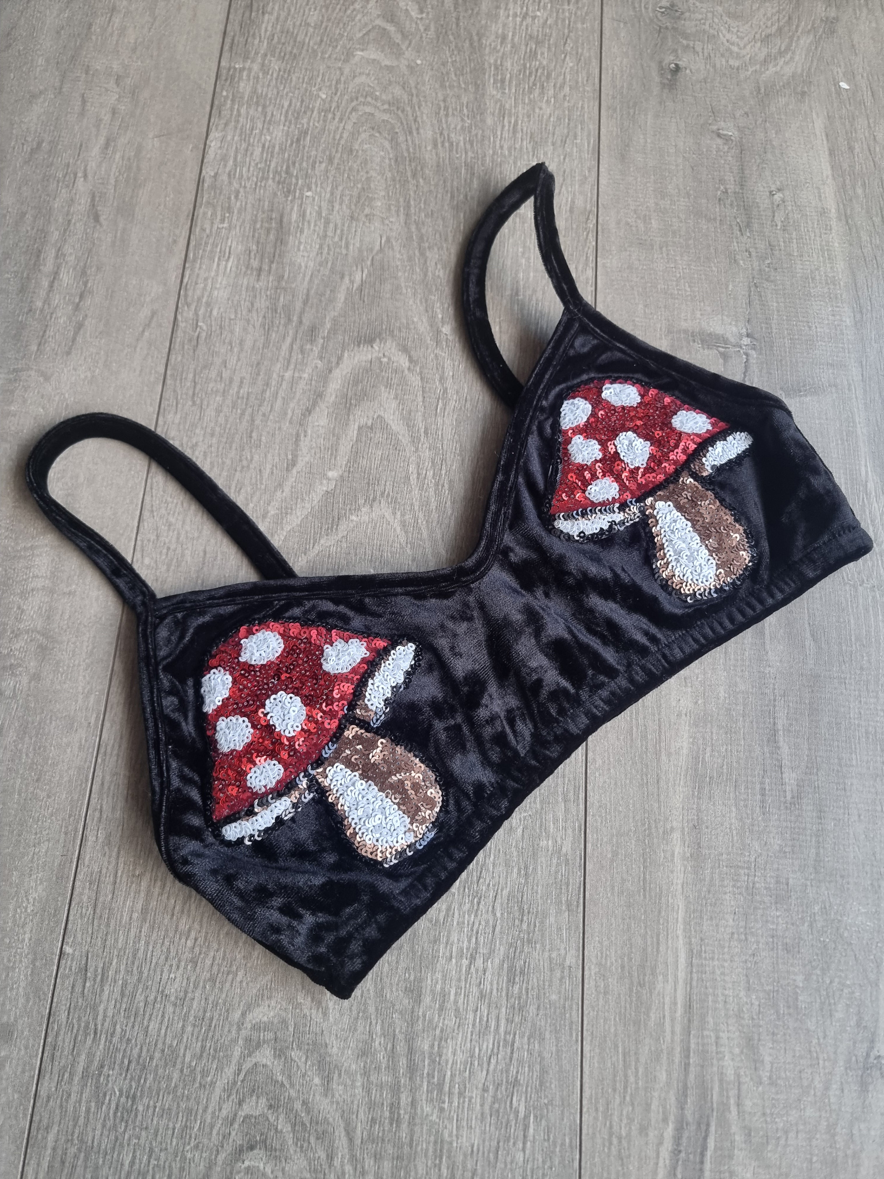 Mushroom bralette store