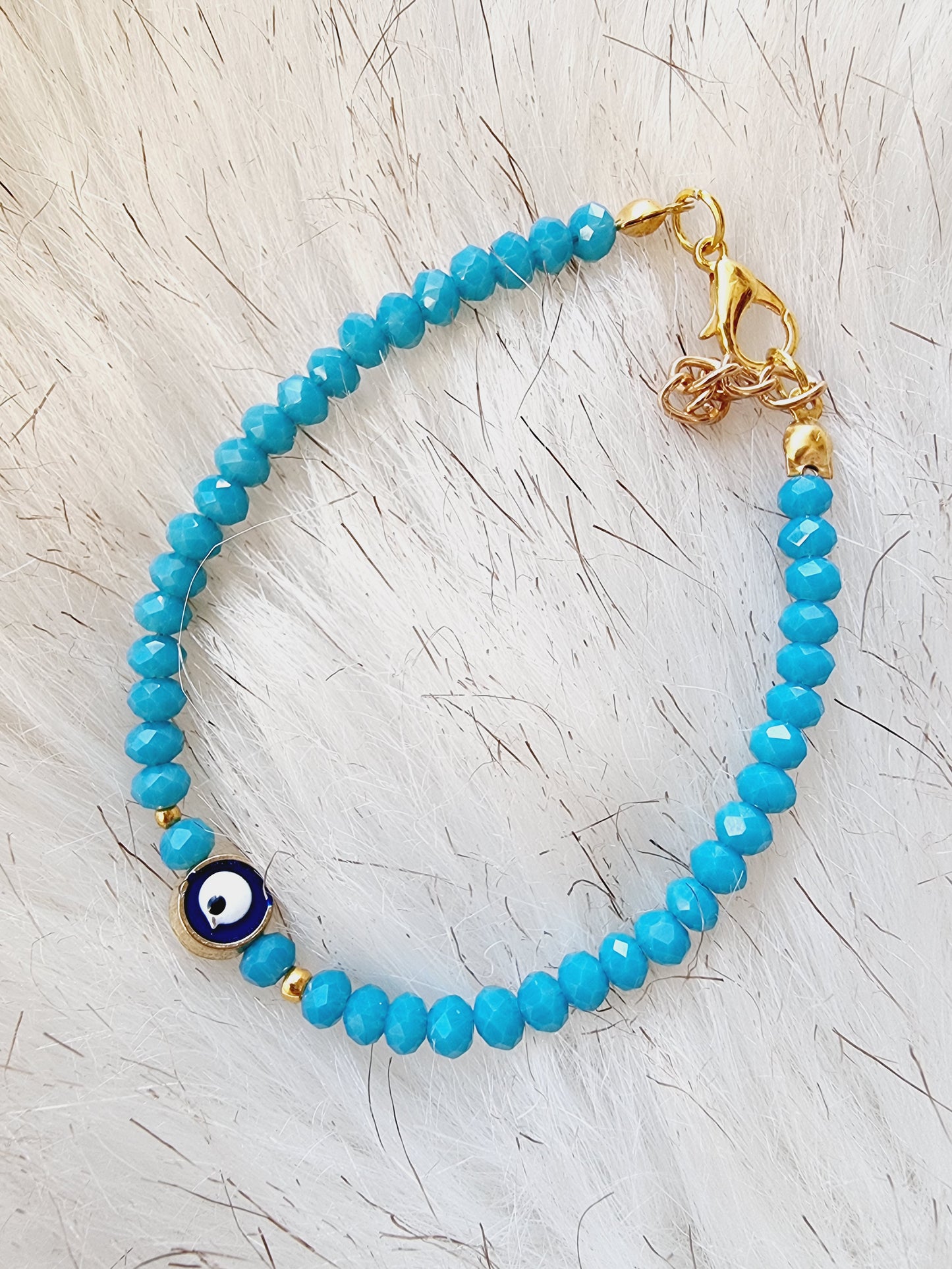 Turquoise Evil Eye Bracelet