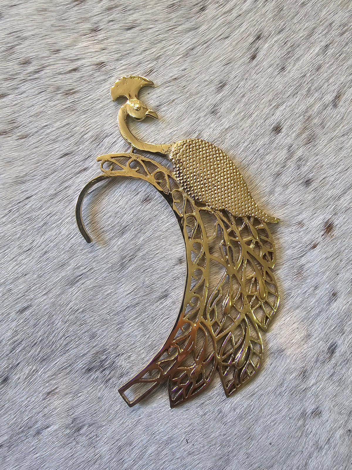 Peacock Ear Cuff