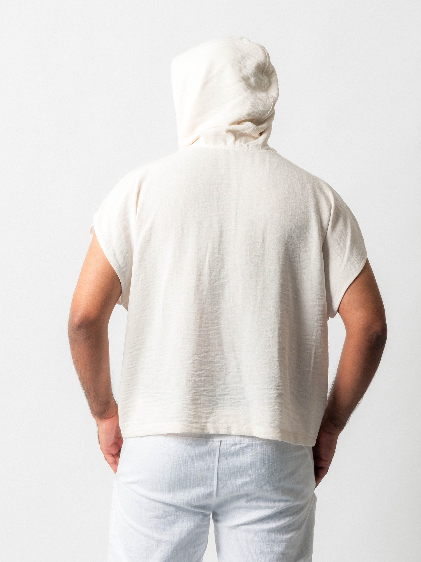 Pangea Hooded Top Cream