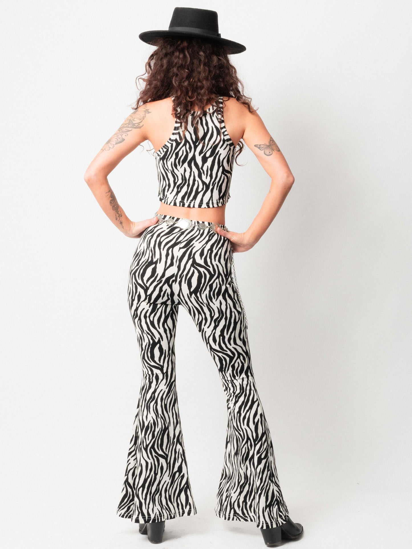 Zebra Bell Bottoms