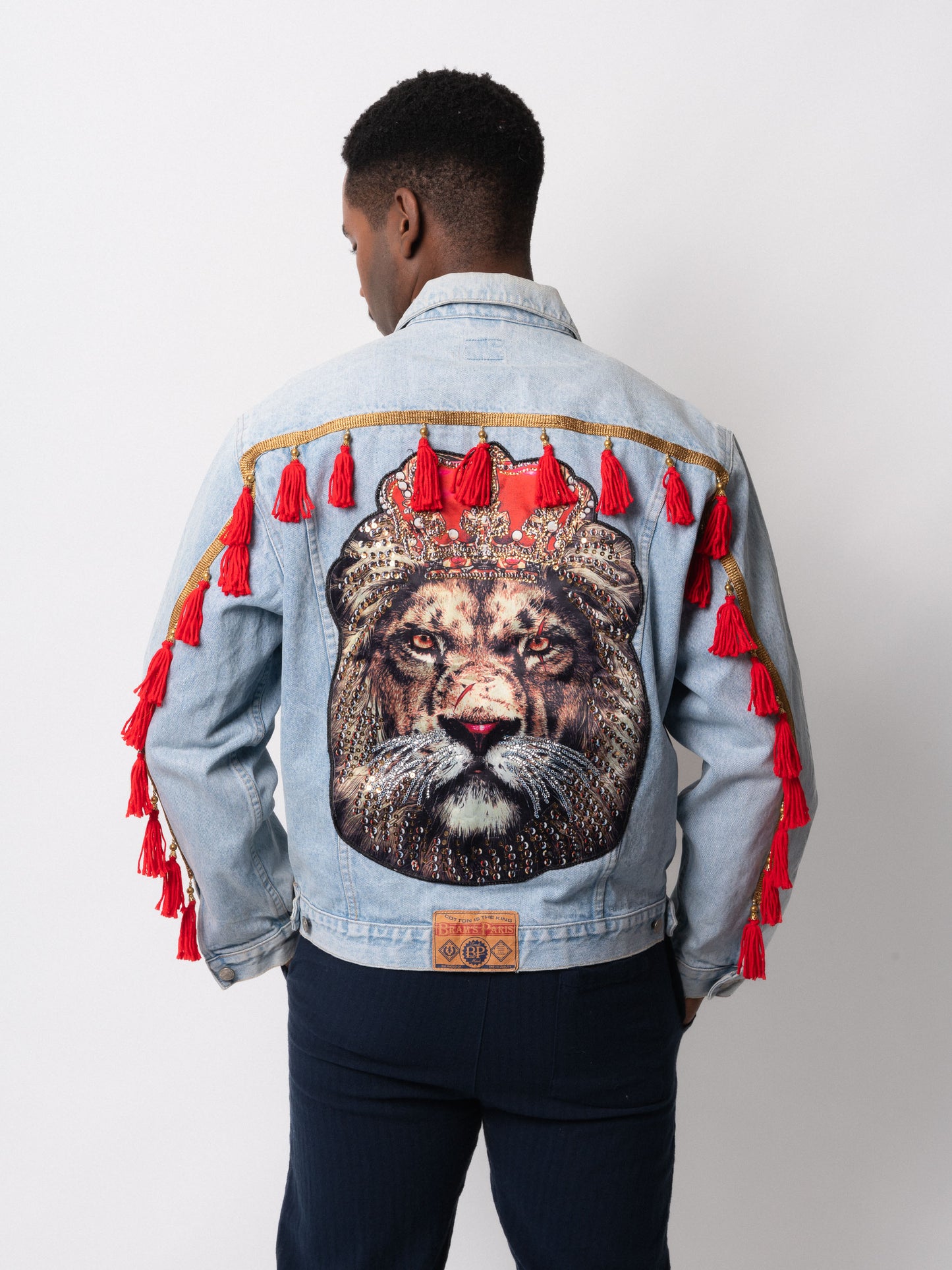 Lion Denim Jacket