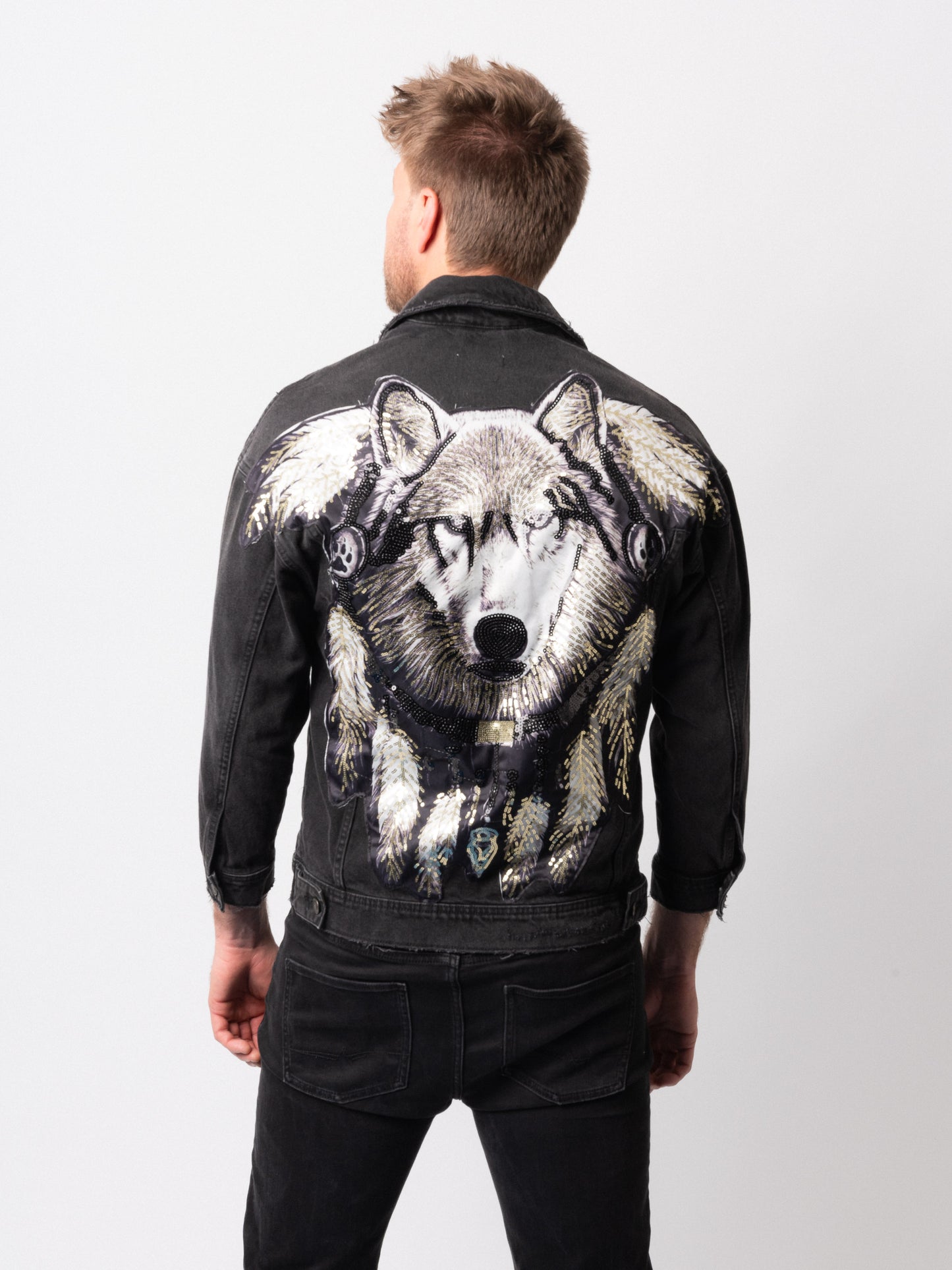 Wolf Denim Jacket