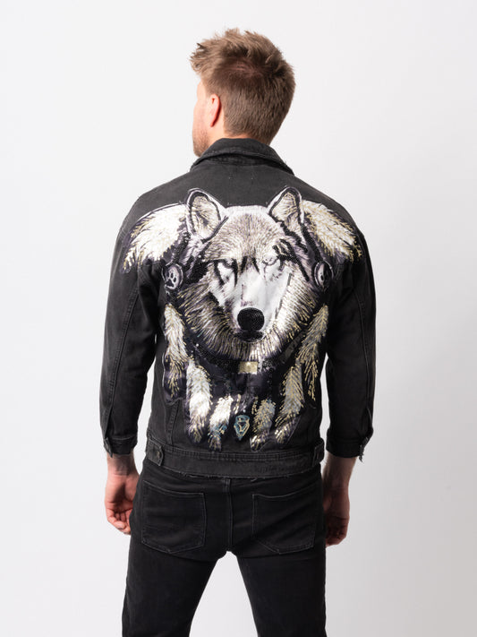 Wolf Denim Jacket