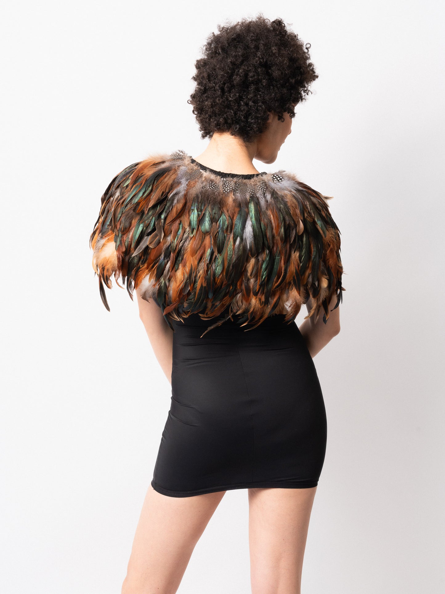 Myna Feather Capelette