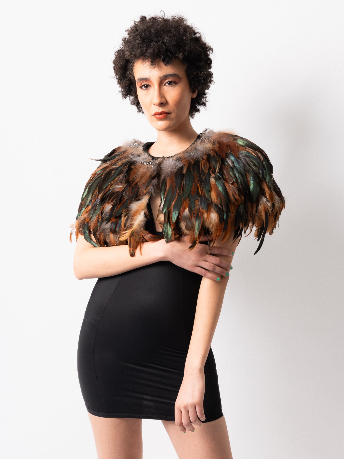 Myna Feather Capelette