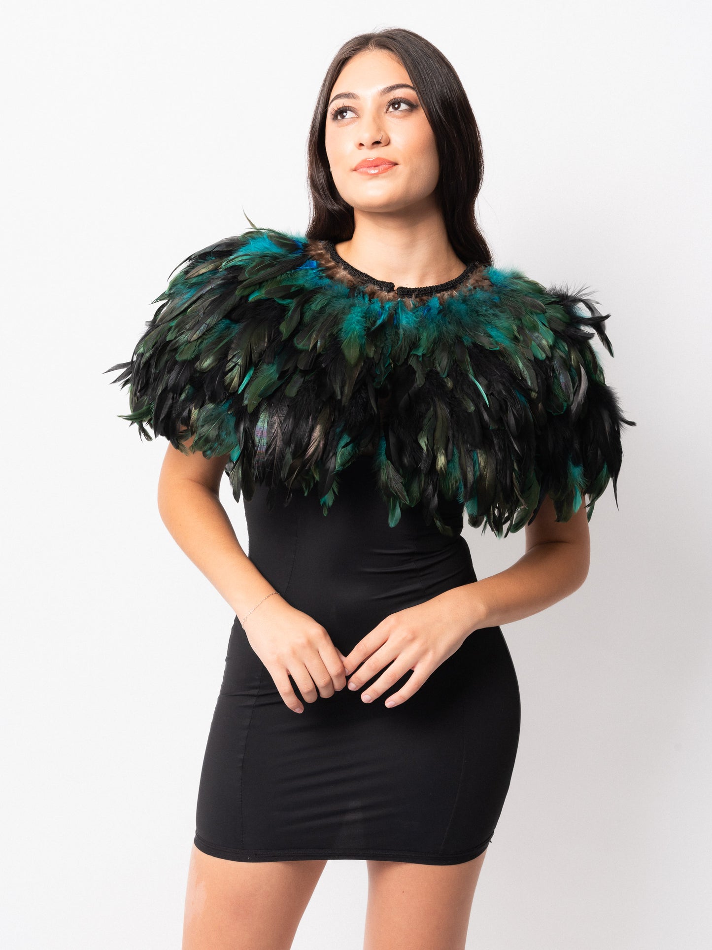 Kingfischer Feather Capelette