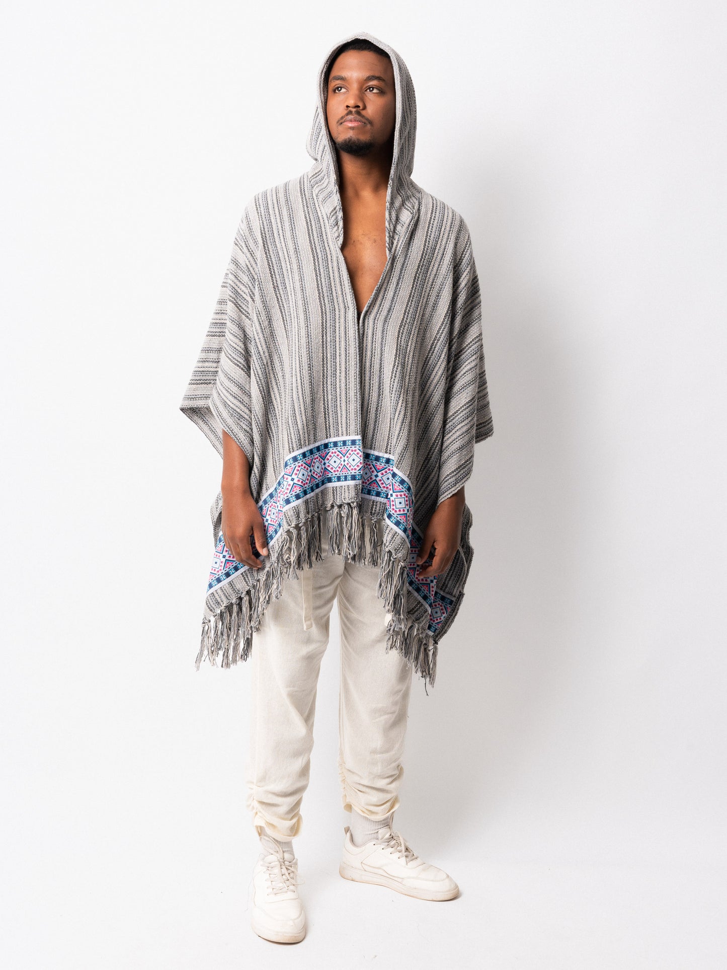 Oscura hooded Poncho