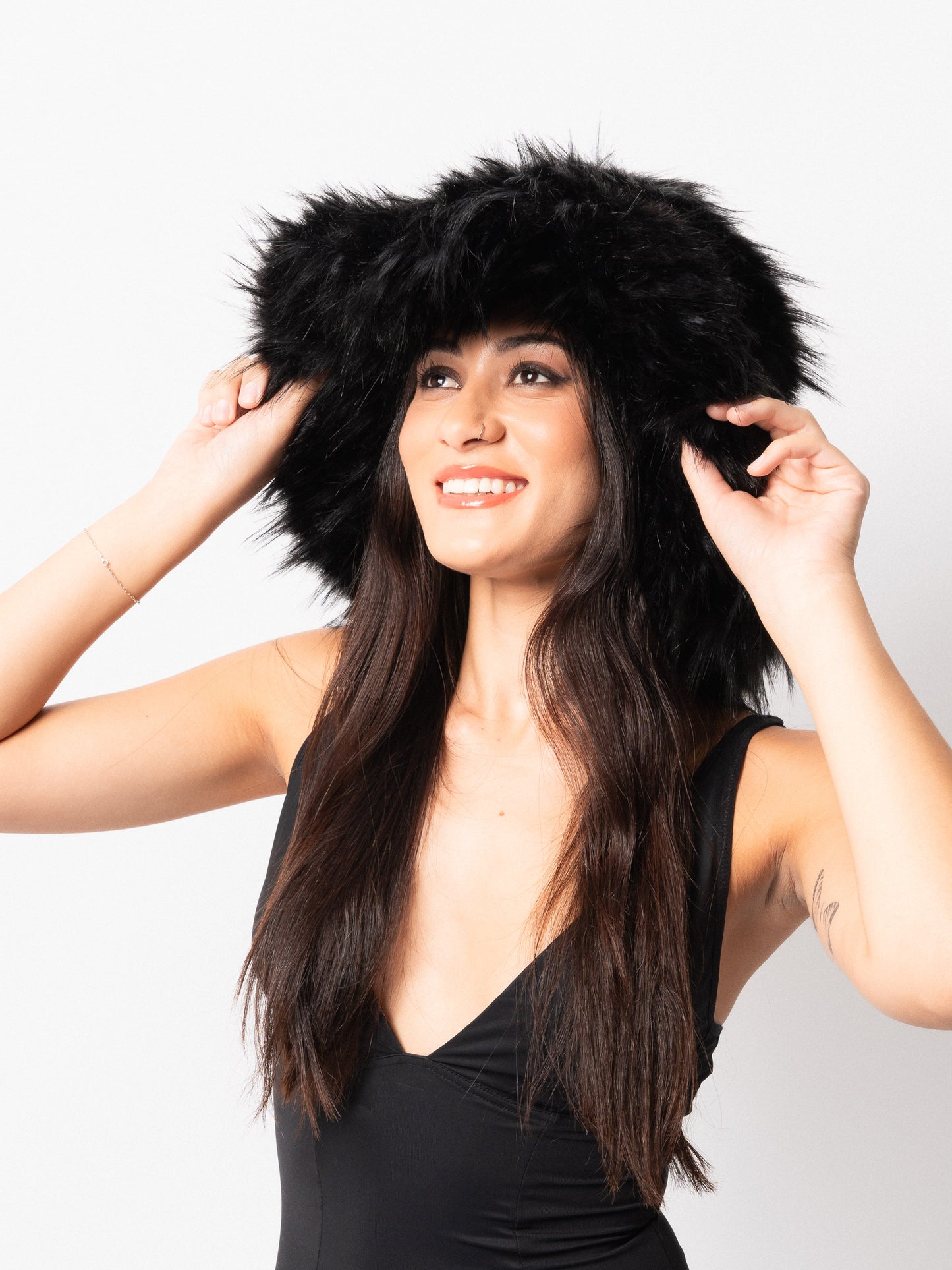 Black Fur Hat