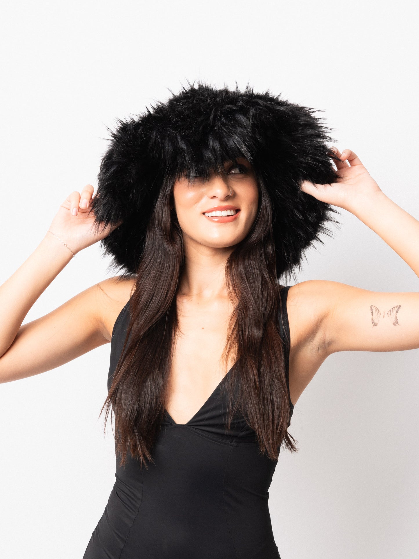 Black Fur Hat