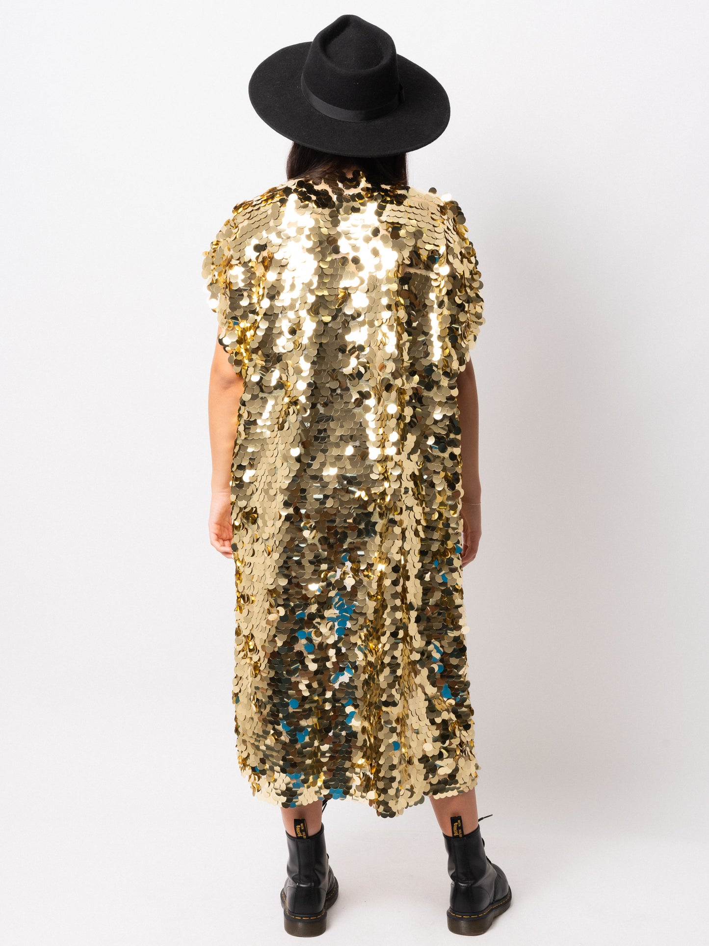 Gold Sequin Kimono's