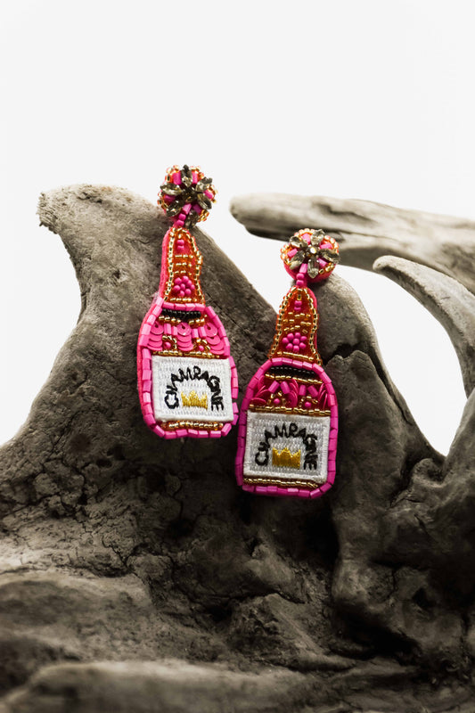 Pink Champagne Earrings