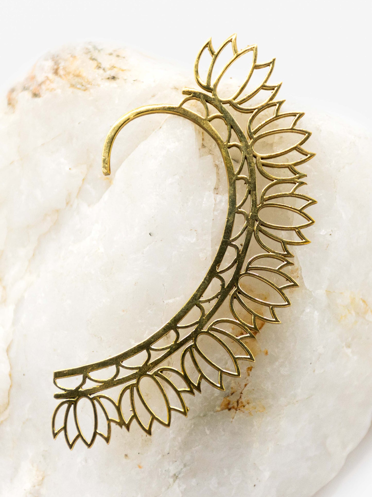 Lotus Ear Cuff