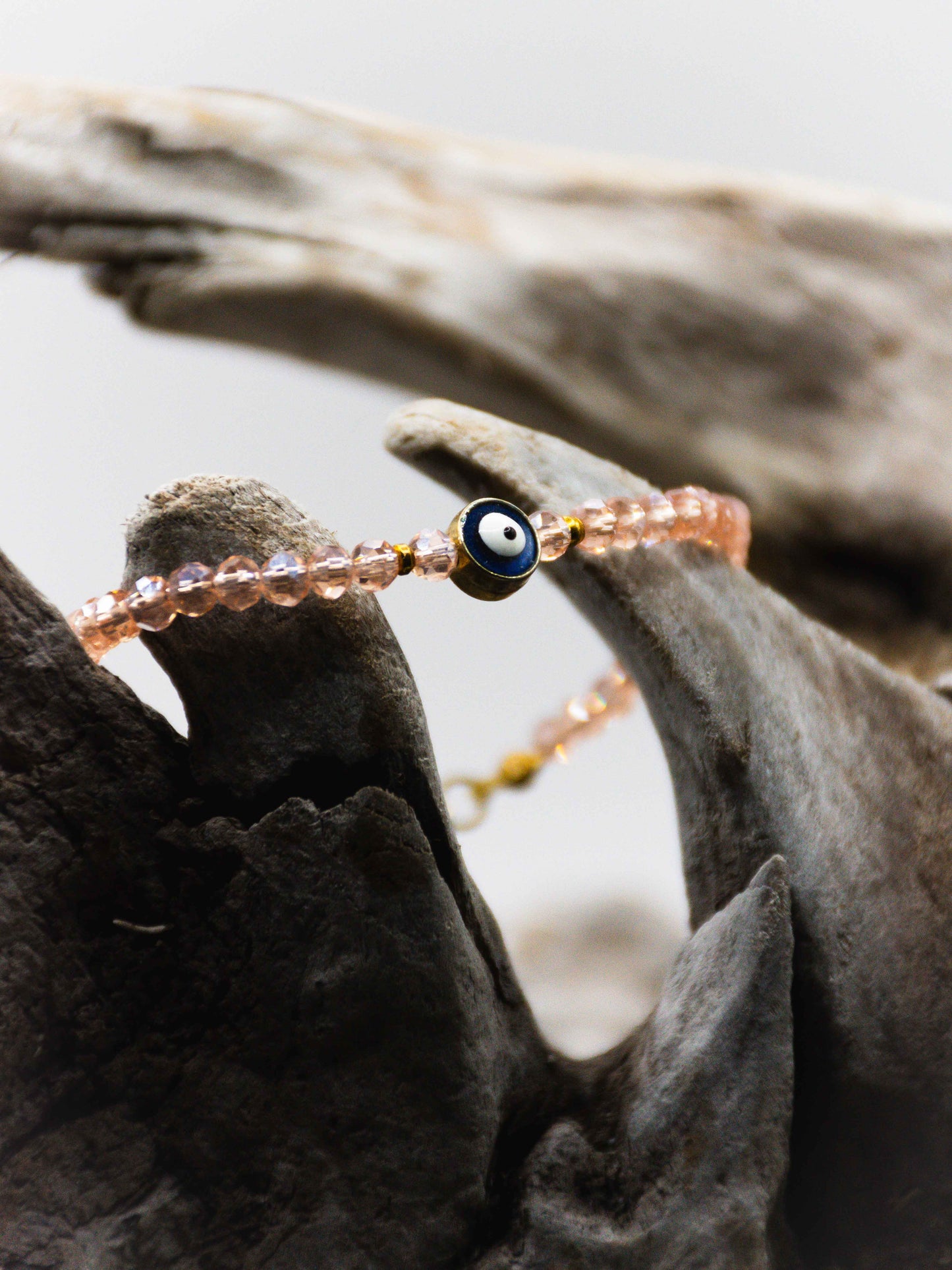 Pink Evil Eye Bracelet