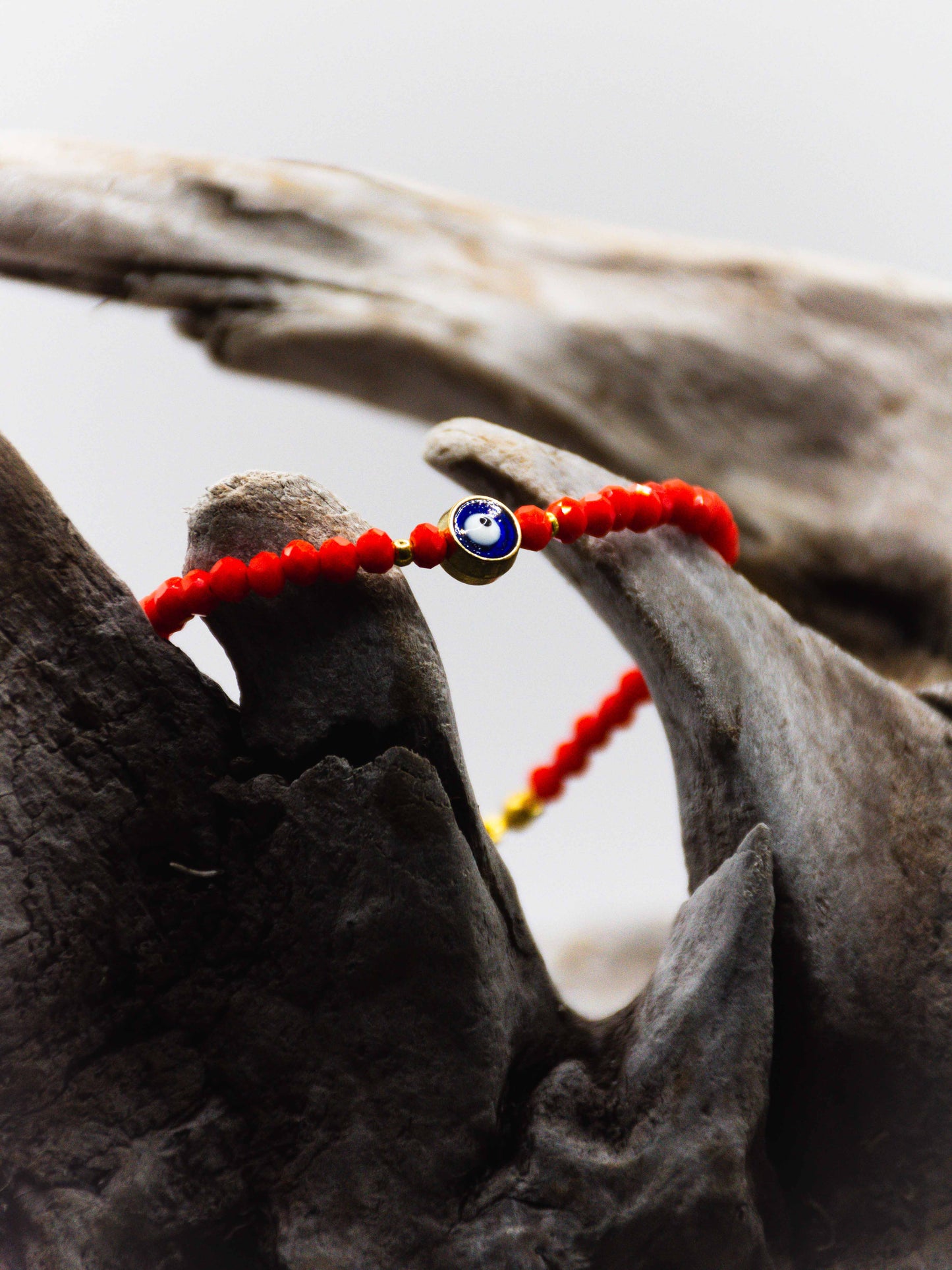 Orange Evil Eye Bracelet