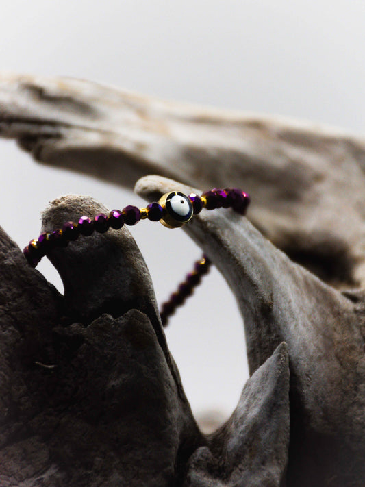 Purple Evil Eye Bracelet