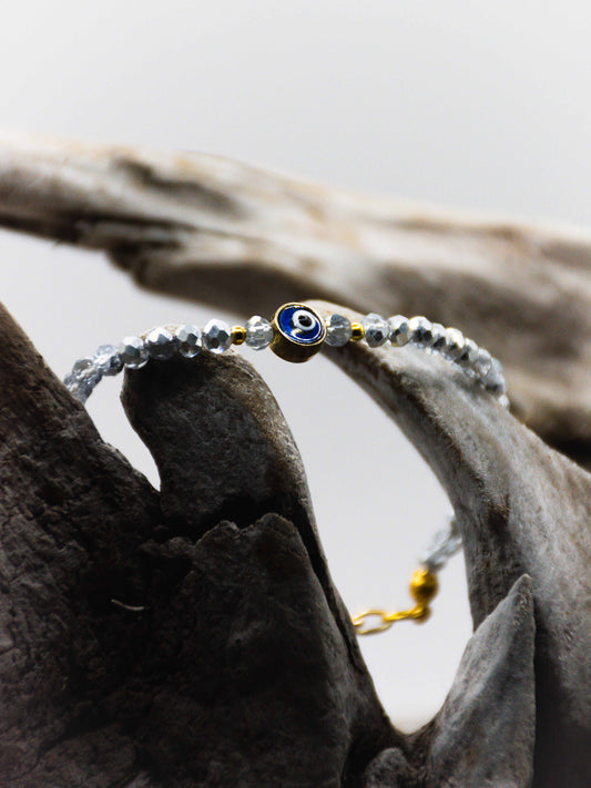 Silver Evil Eye Bracelet