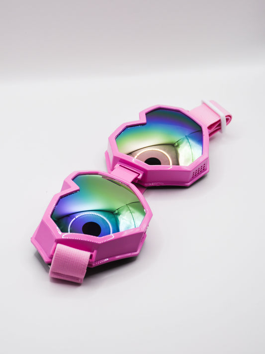 Pink Heart Goggles