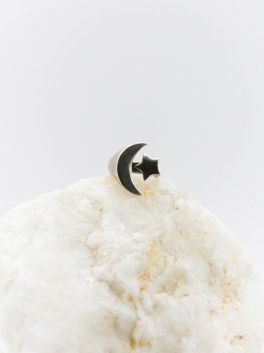 Star & Moon Ring