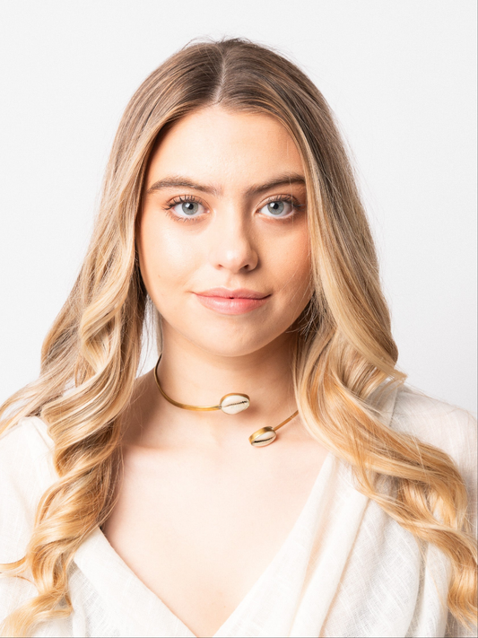 Brass Cowry Choker