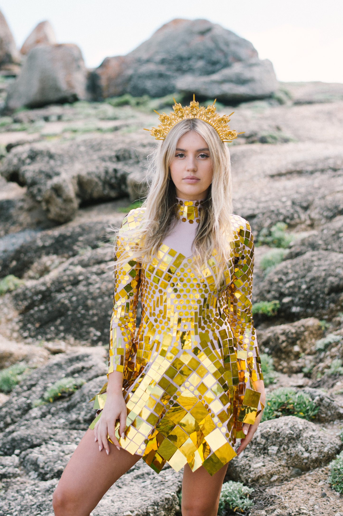 Gold Reflection Dress