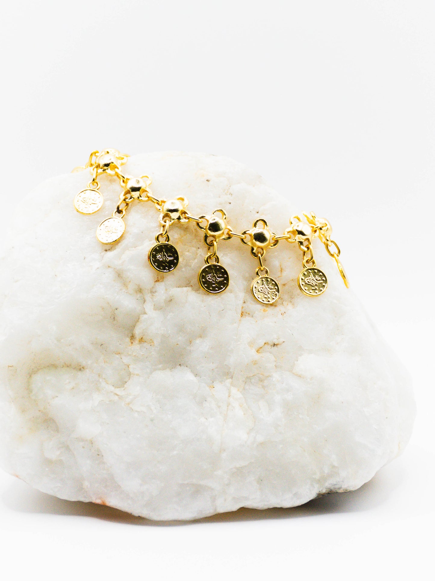 Gold Coin Anklet