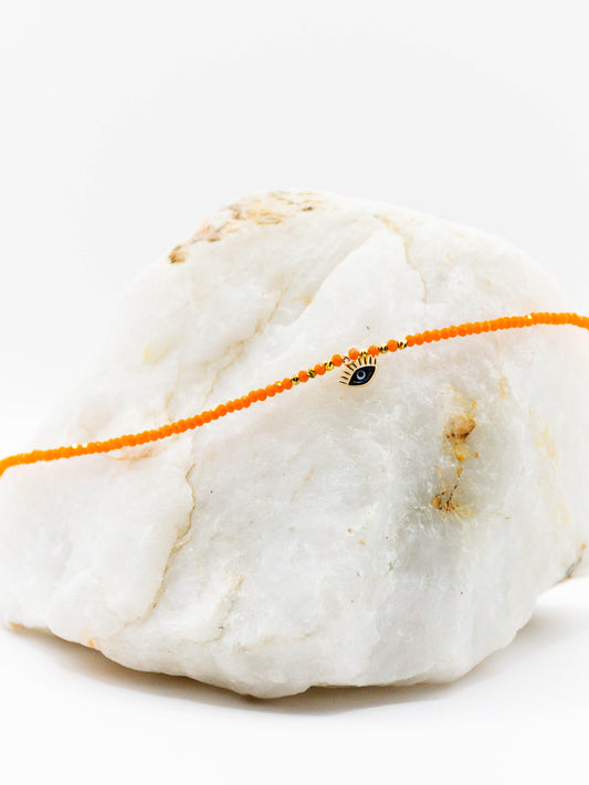 Orange Eye Choker