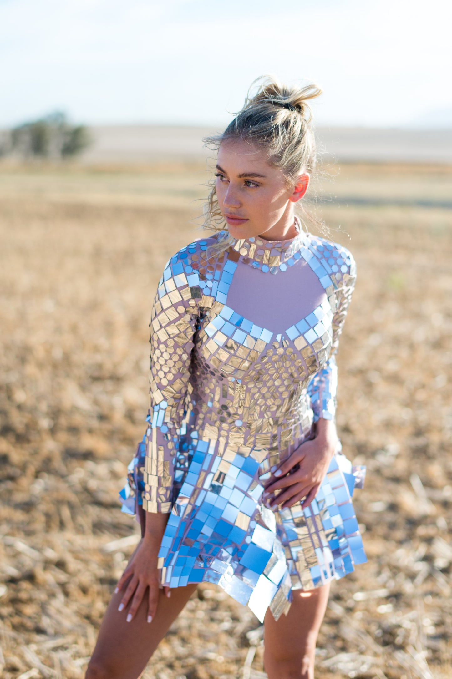 Mesmerizing Mirror  Dress