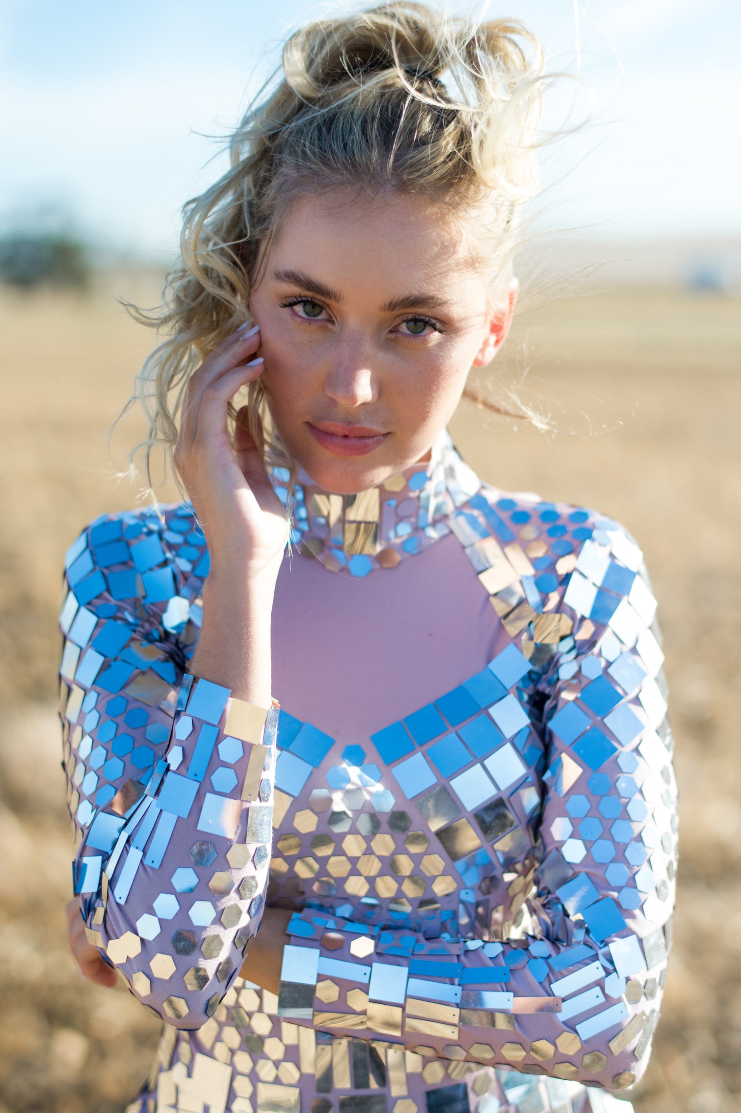 Mesmerizing Mirror  Dress