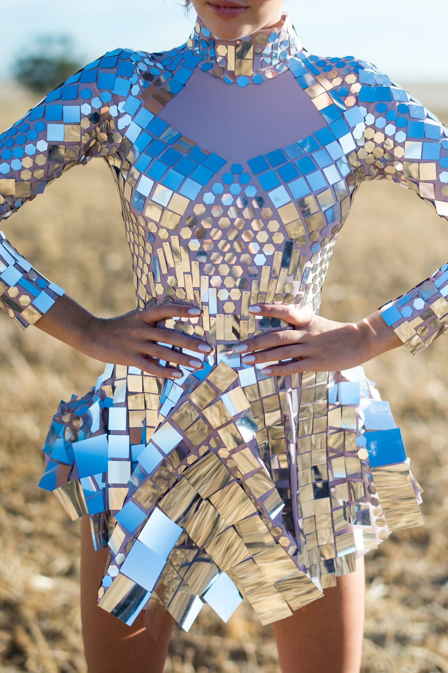 Mesmerizing Mirror  Dress